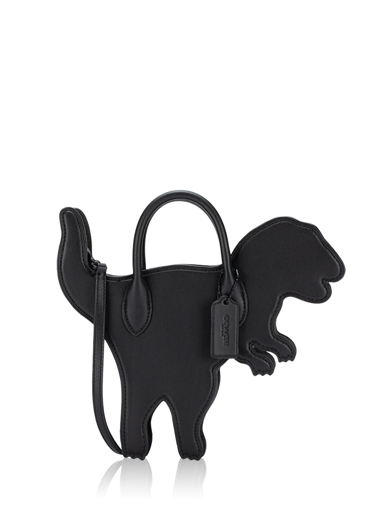 CQ758 Rexy Leather Satchel Black