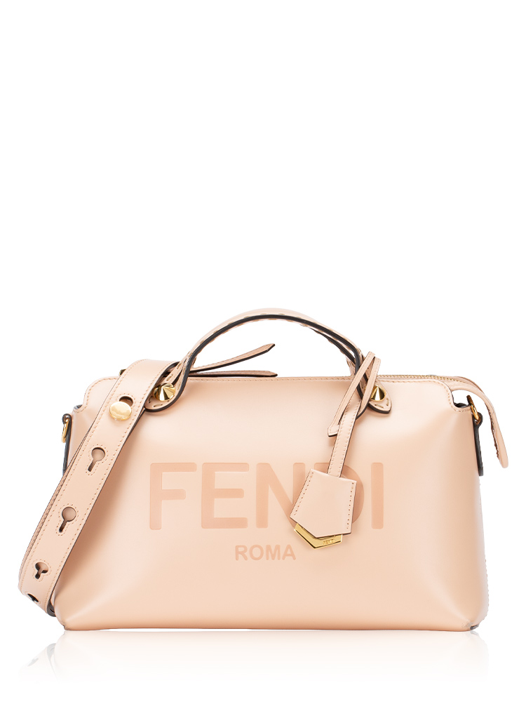 Vitello King Logo Embossed Medium By The Way Light Rose