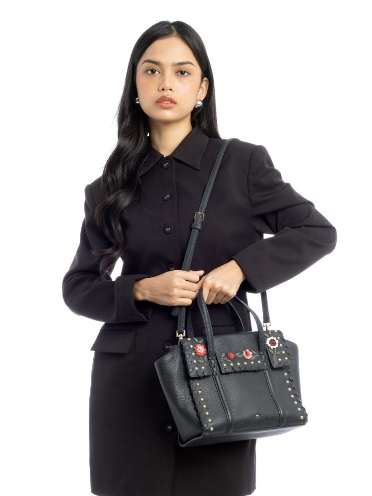 Madison Daniels Abigail Small Satchel Black