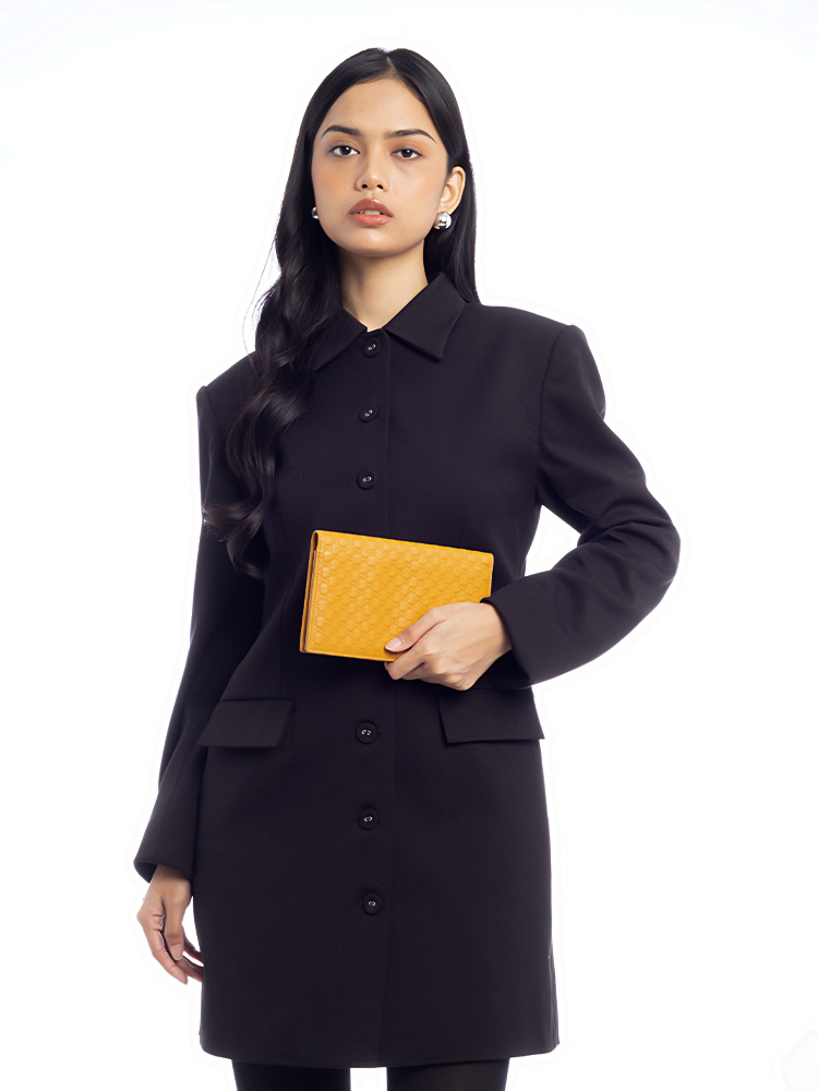 Microguccissima Travel Flap Wallet Yellow