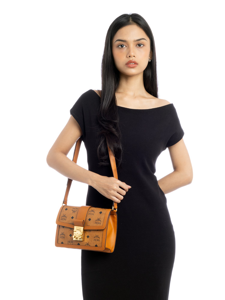 Visetos Tracy Small Shoulder Bag Cognac