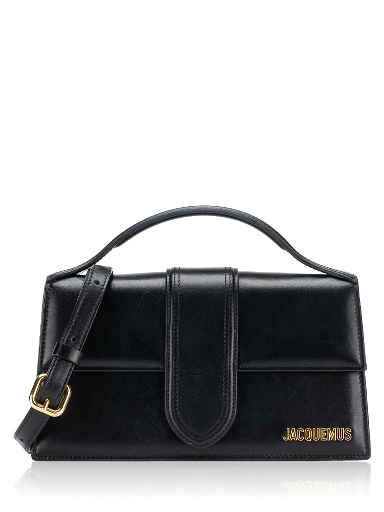Calfskin Le Grand Bambino Top Handle Bag Black