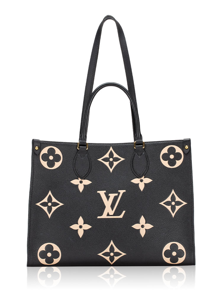 Monogram Empreinte Bicolor Onthego MM Black Beige