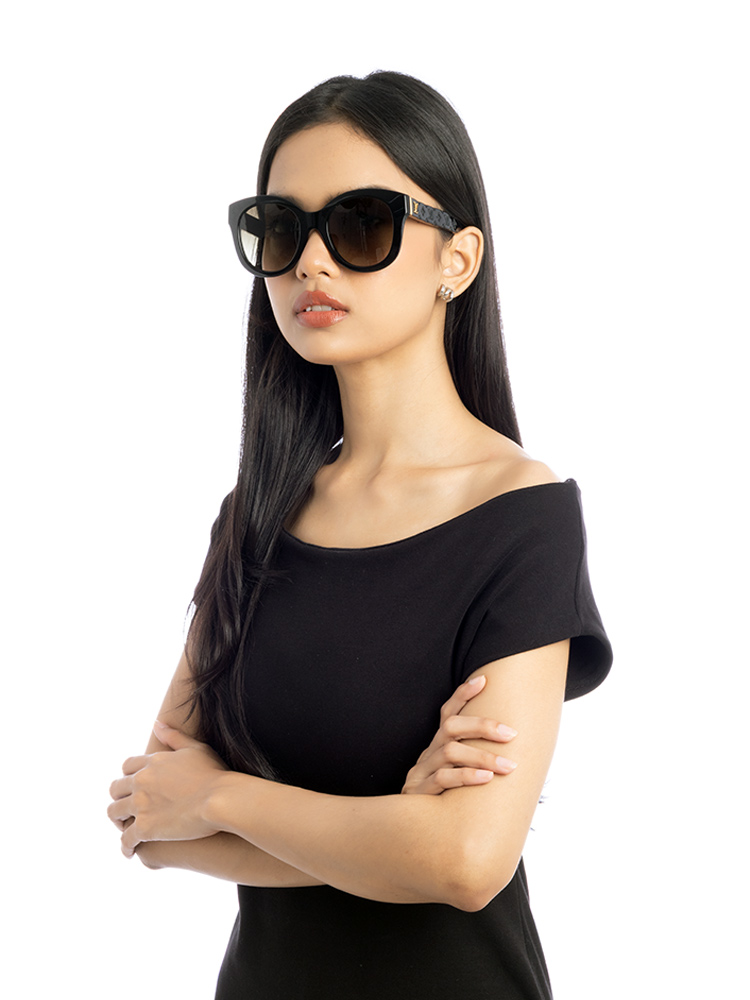 Z1879W Empreinte Round Sunglasses Black