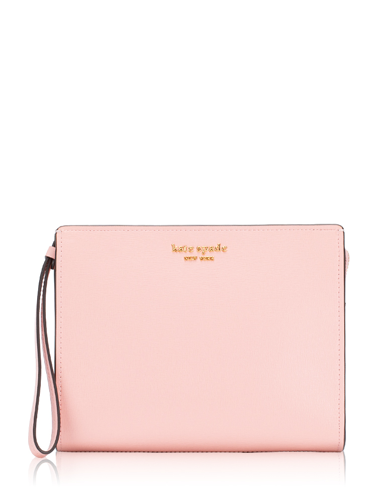 Morgan Gusseted Wristlet Pink Dune