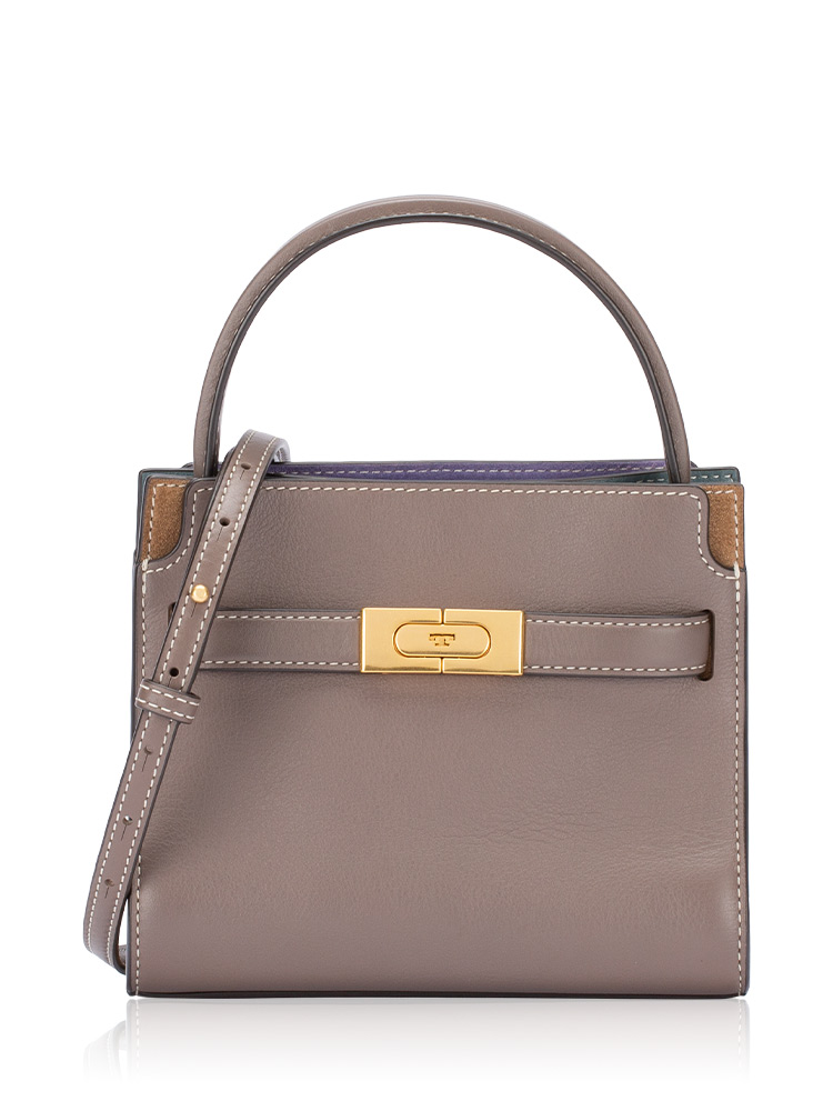 Lee Radziwill Petite Double Bag Clam Shell