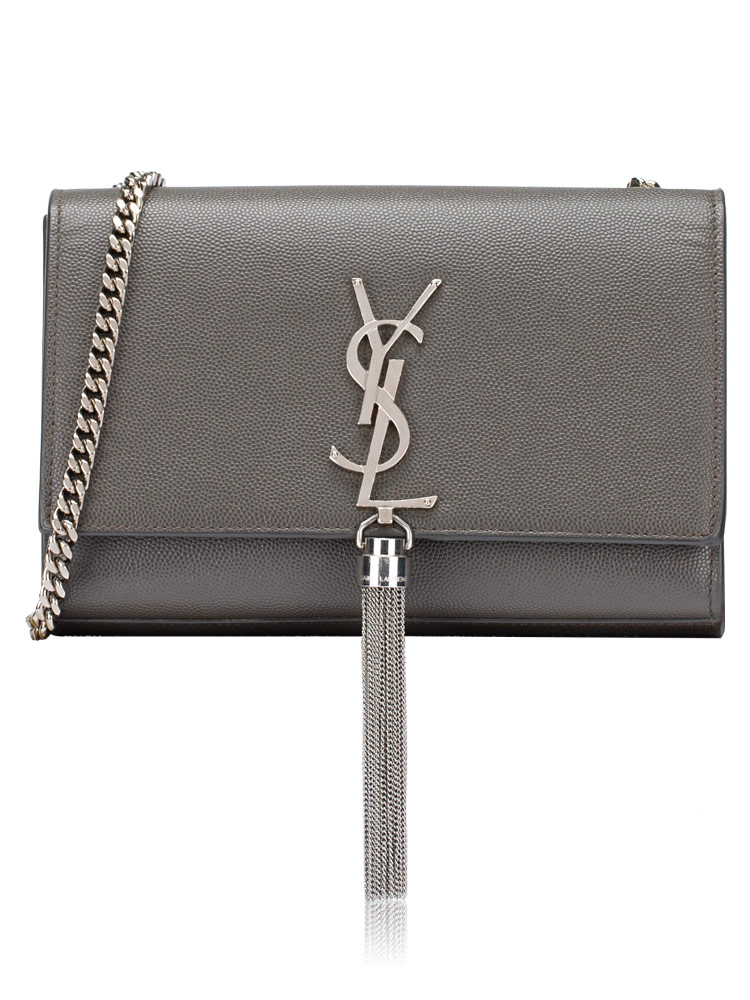 Grain De Poudre Kate Tassel Small Shoulder Bag Grey