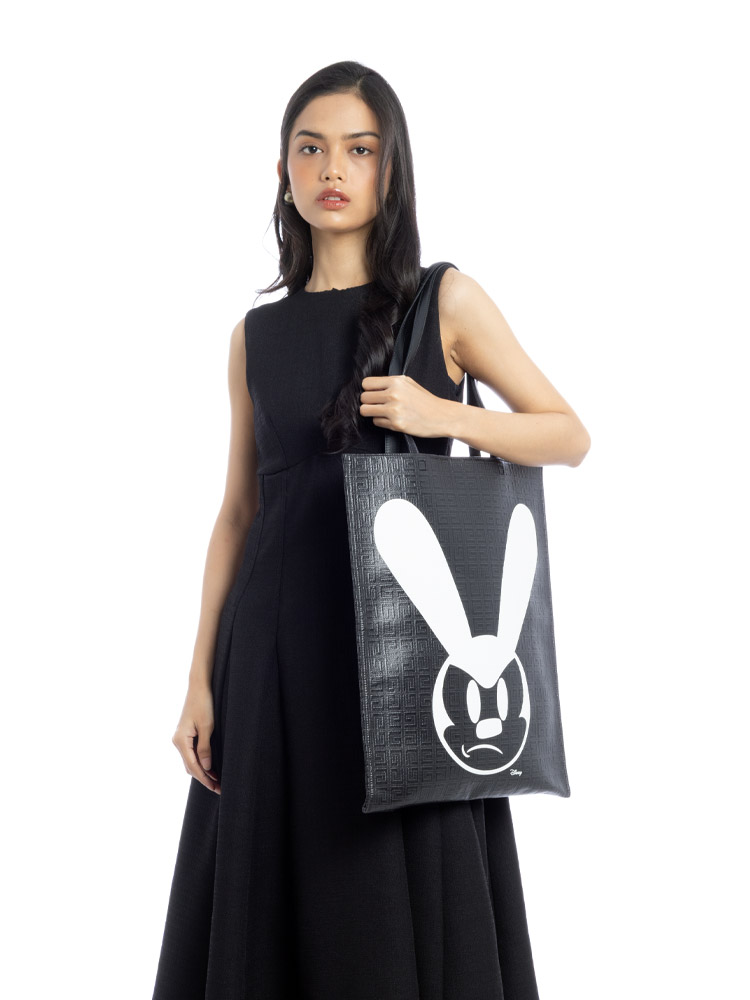 x Disney Coated Canvas 4G Tote Black