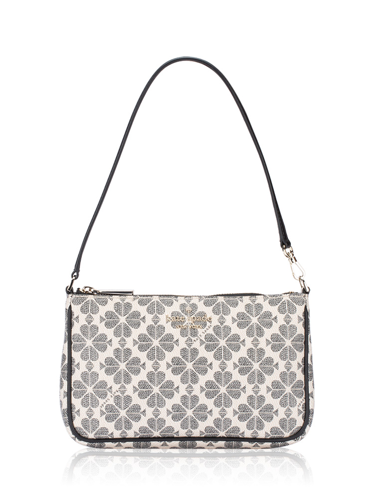 Signature Spade Flower Convertible Pouch Black Multi