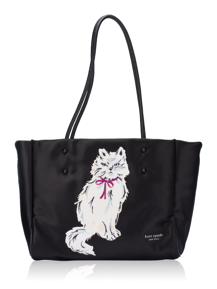 Whiskers Crystal Everything Over The Shoulder Medium Tote Black