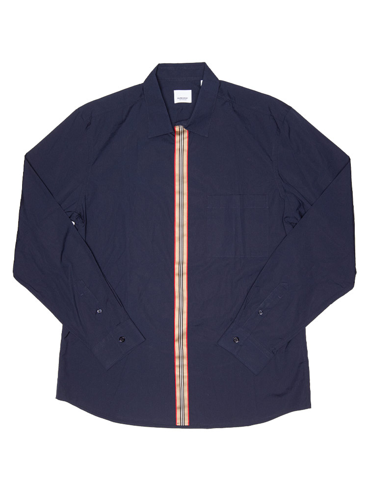 Silverton Iconic Stripe Shirt Navy Blue Sz XL