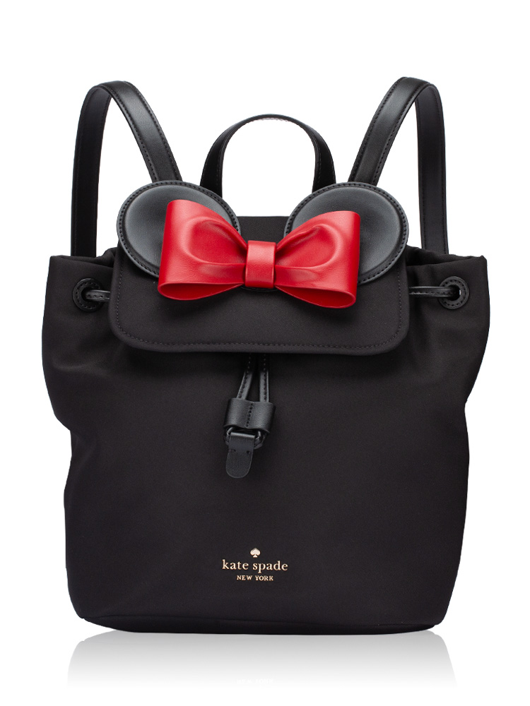 X Disney Minnie Mouse 3D Nylon Backpack Black