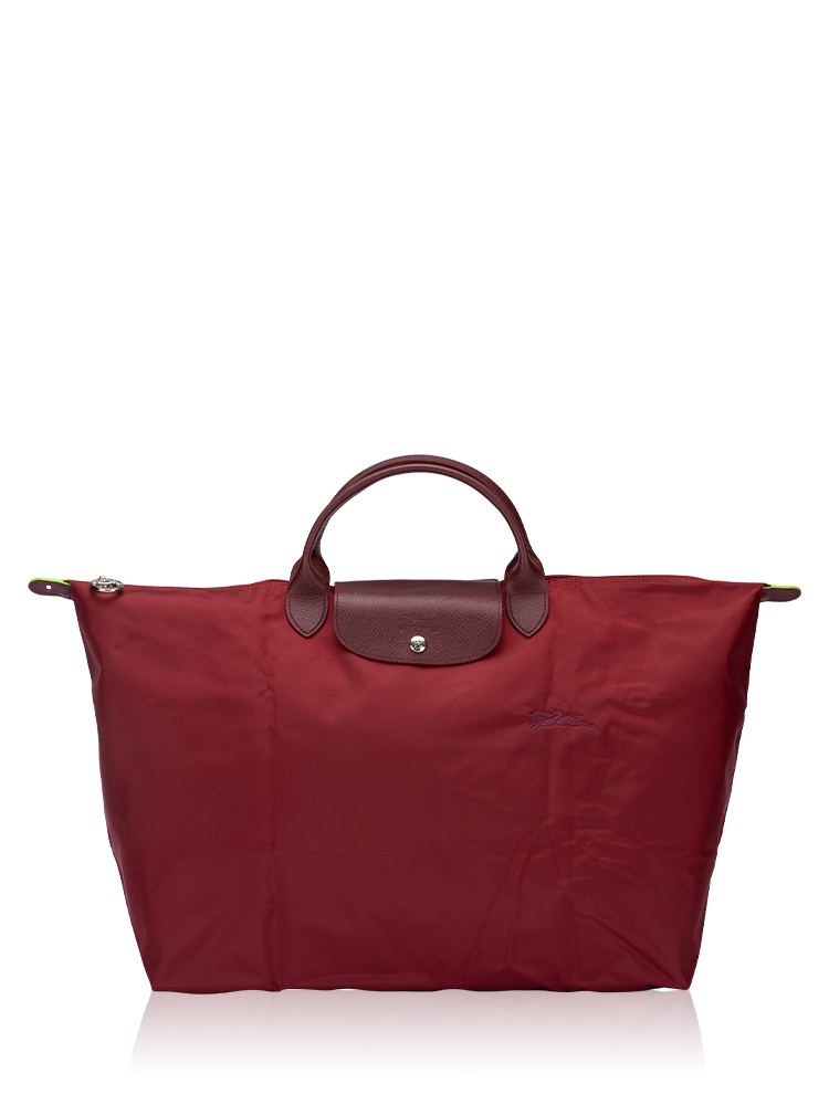 Le Pliage Green Travel Bag Pomegranate