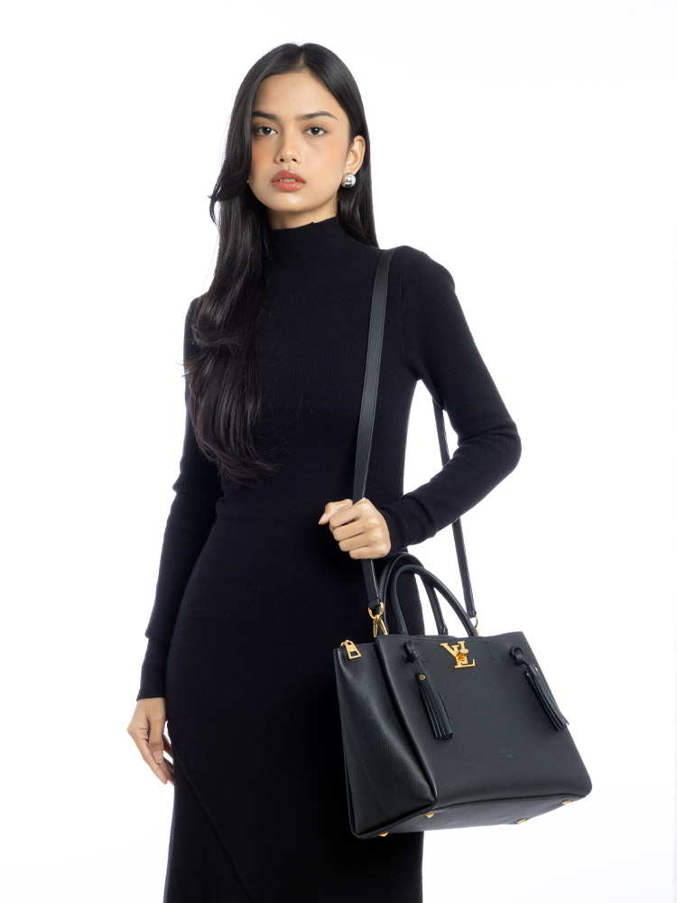 Calfskin Lockmeto Noir