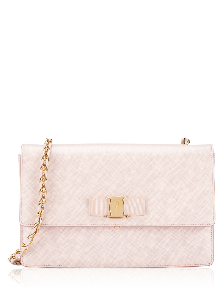 Ginny Vara Bow Crossbody Light Pink