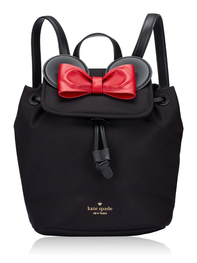 X Disney Minnie Mouse 3D Nylon Backpack Black