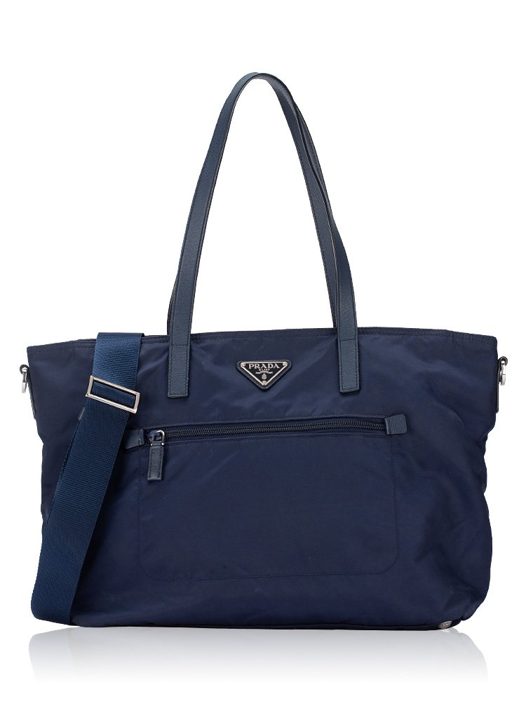 Tessuto Saffiano Tote Baltico