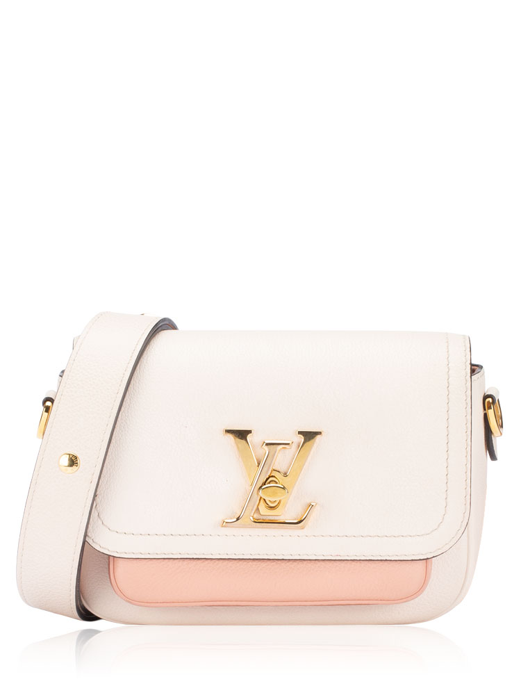 Grained Calfskin Lockme Tender Quartz