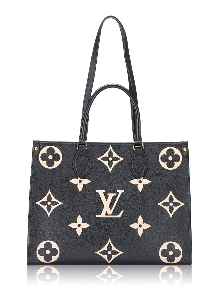 Monogram Empreinte Bicolor Onthego MM Black Beige