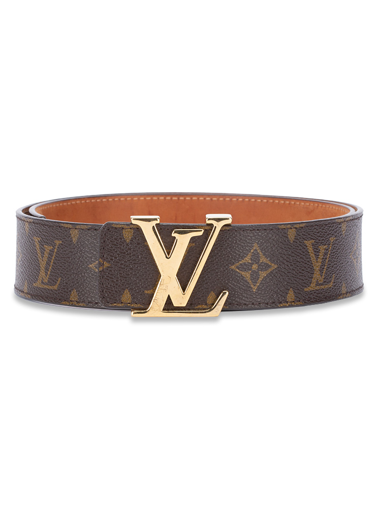Monogram LV Initiales 40mm Belt Sz 85