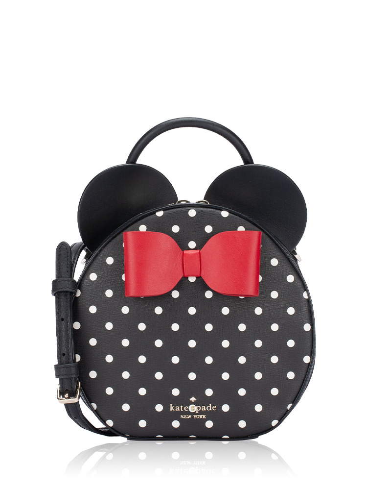 X Minnie Mouse Round Crossbody Black Multi