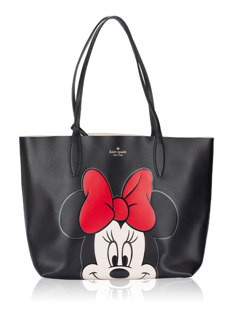 X Disney Reversible Minnie Large Tote Black Multi