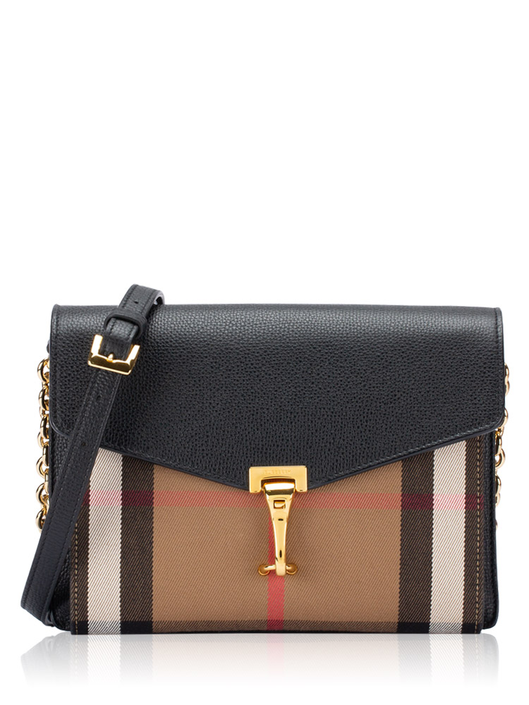 House Check Macken Small Crossbody Black