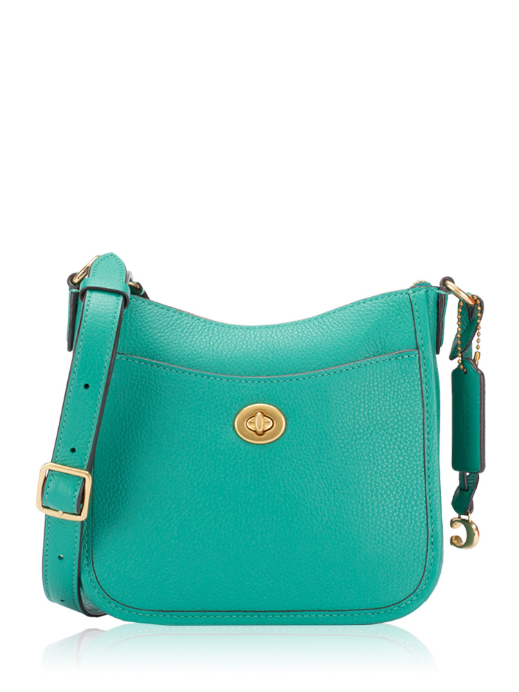CC390 Chaise 19 Leather Crossbody Bright Green