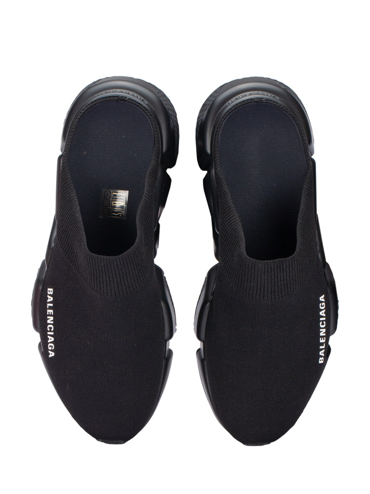 Neoprene Knit Speed Mules Black Sz 37