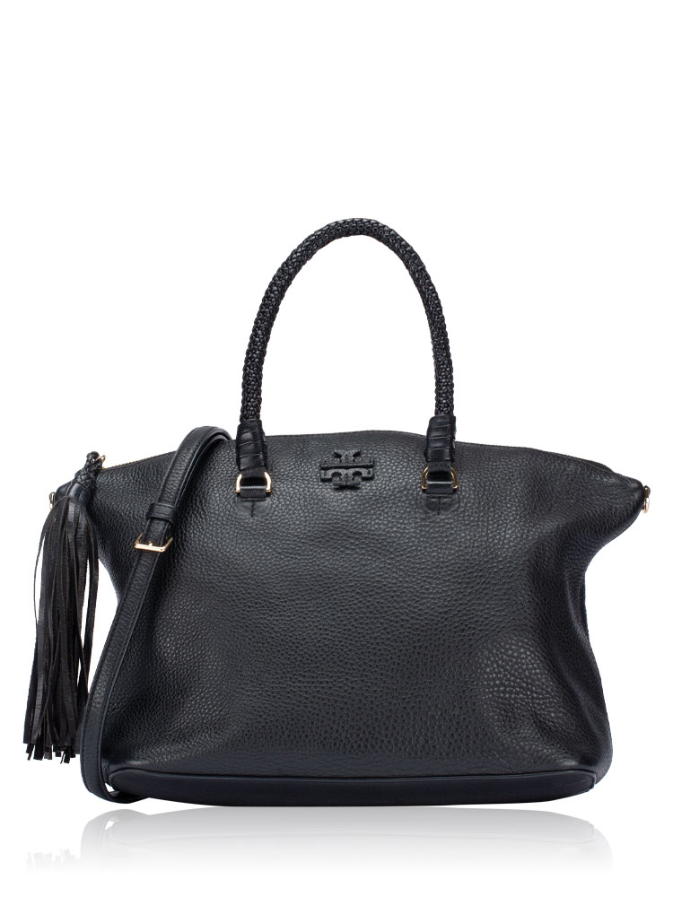 Taylor Leather Satchel Black