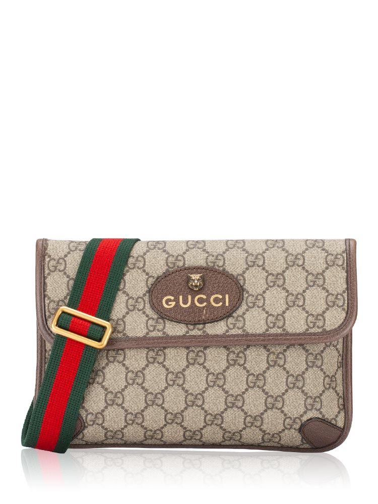 GG Supreme Web Neo Vintage Belt Bag Beige Ebony