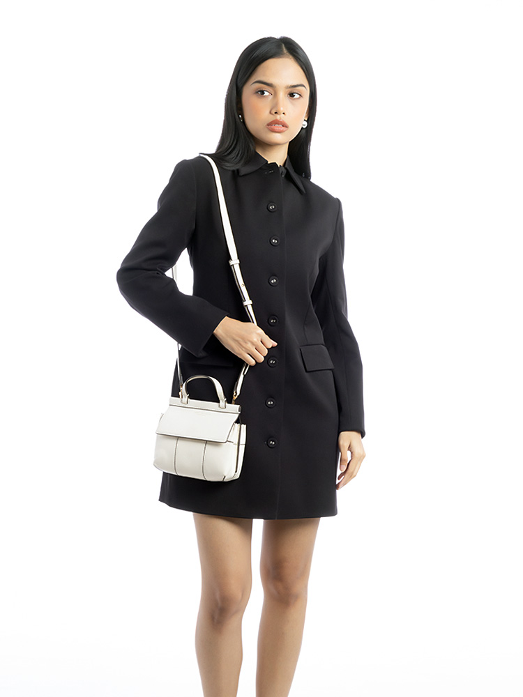 Block T Mini Satchel New Ivory