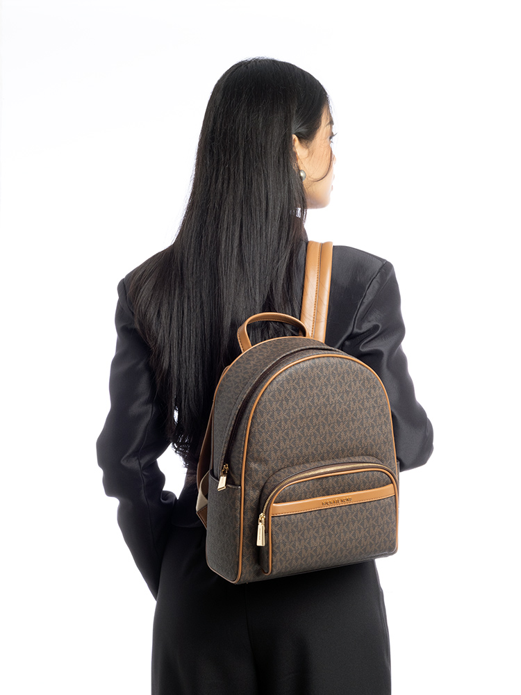 Signature Bex Medium Backpack Brown Acorn