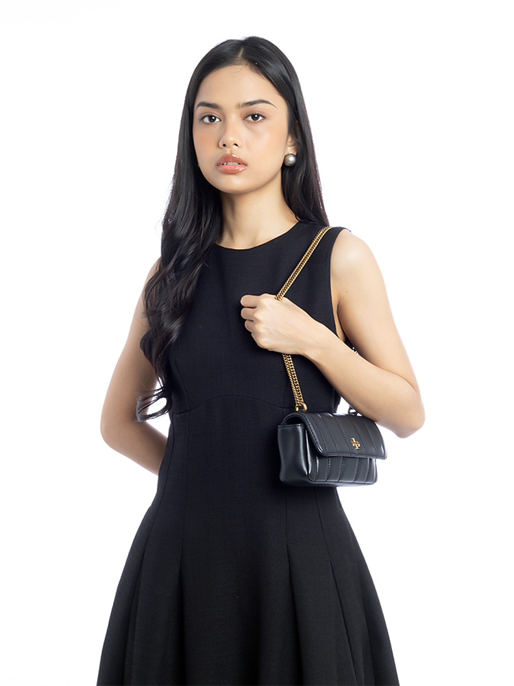 Kira Mini Flap Crossbody Black