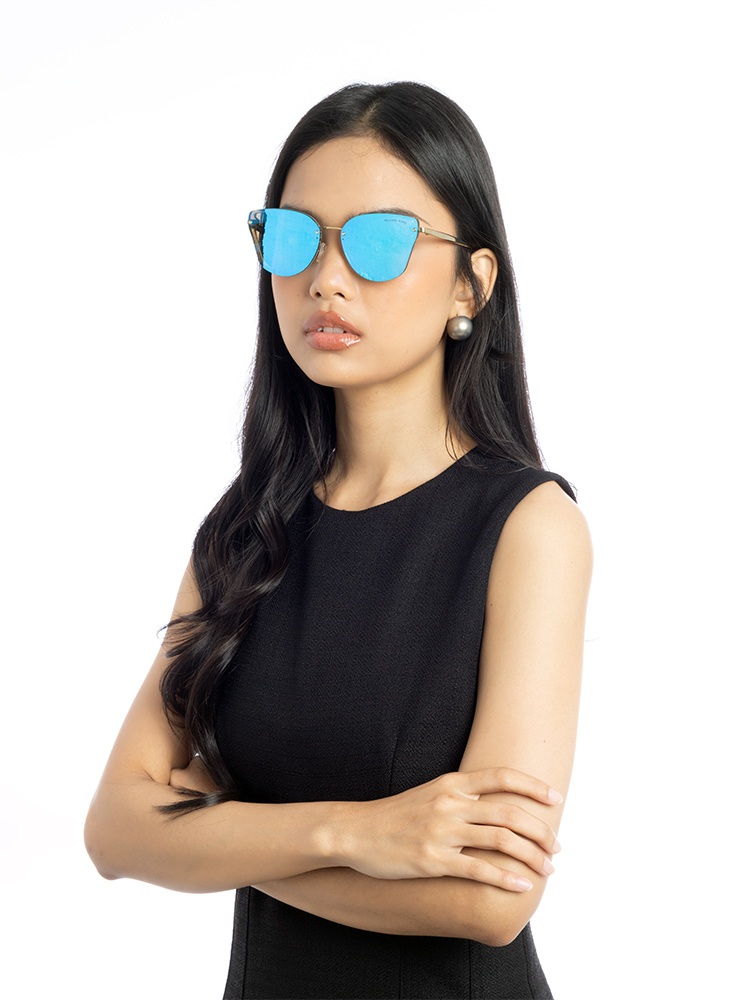 MK 2068 Sanibel Sunglasses Blue Gold