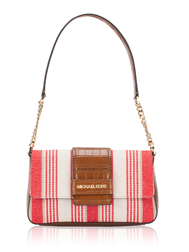 Sage Medium Flap Shoulder Bag Coral Reef