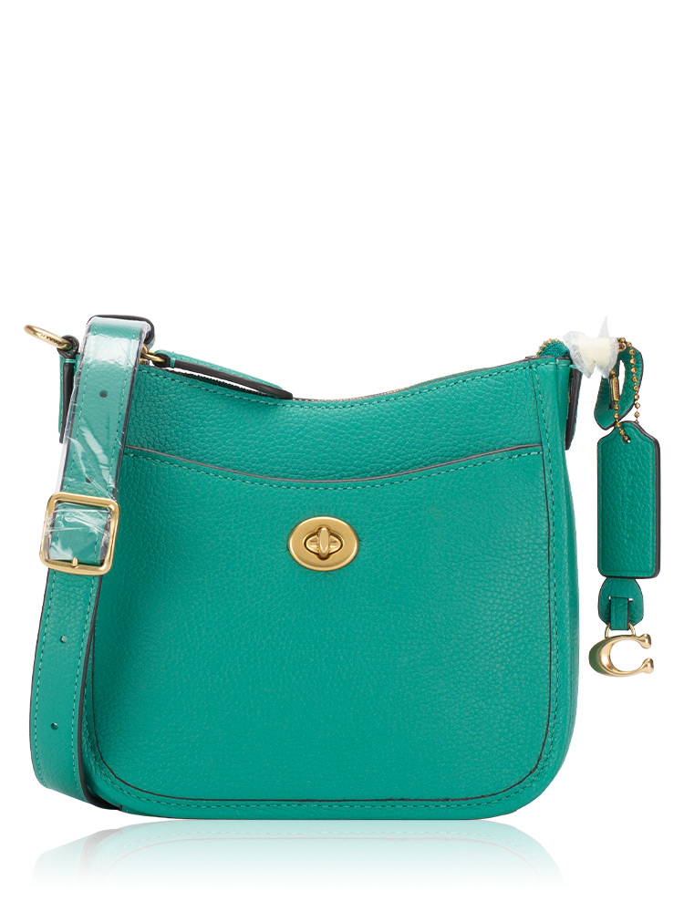 CC390 Chaise 19 Leather Crossbody Bright Green
