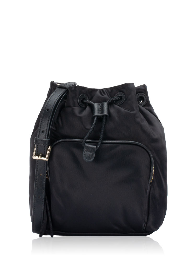 Gaia Mini Nylon Bucket Black
