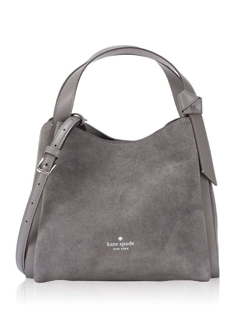 Knott Suede Carryall Hare Grey