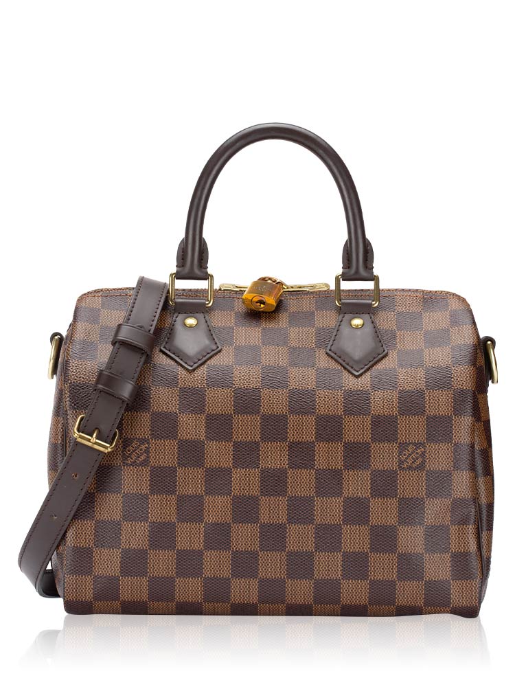 Damier Ebene Speedy 25 Bandouliere