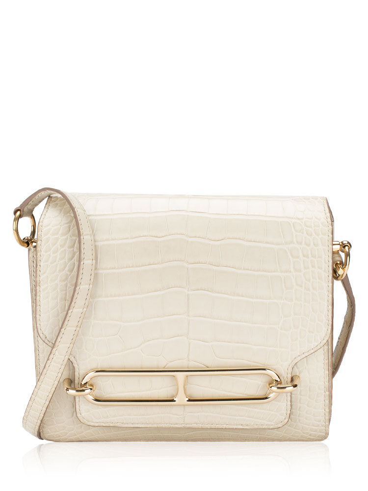 Matte Alligator Mini Sac Roulis Beton