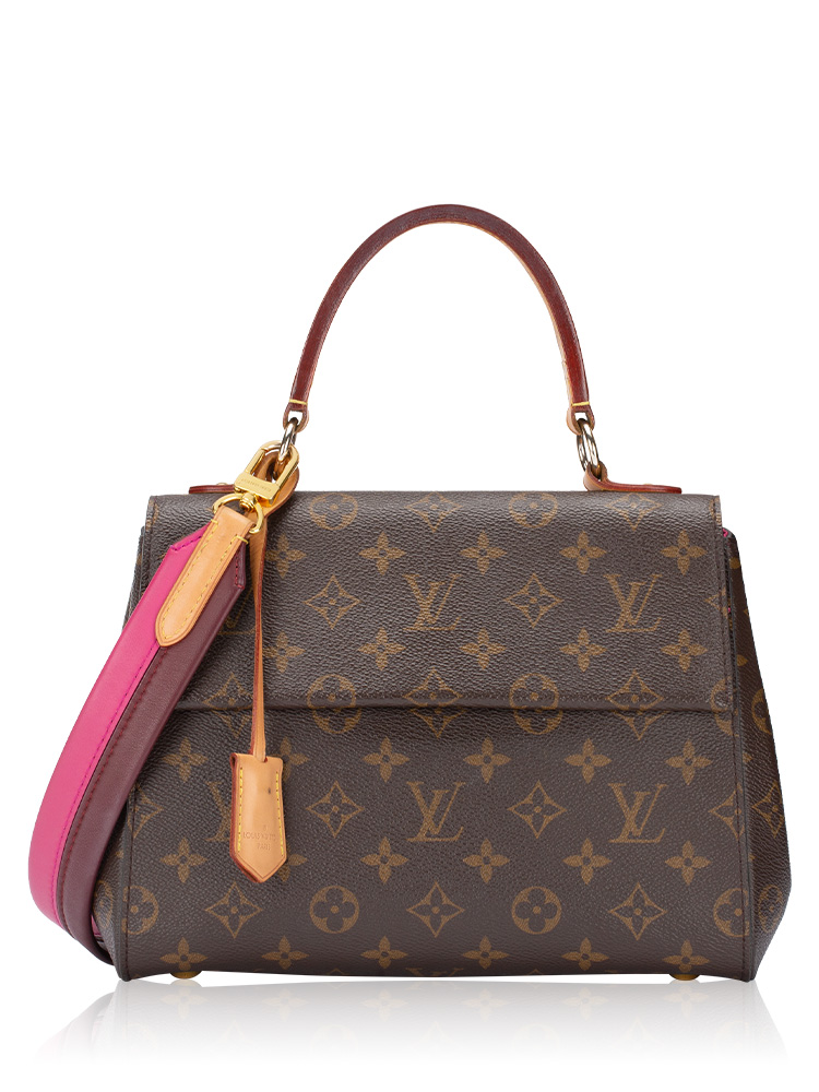 Monogram Cluny BB Bordeaux Fuchsia