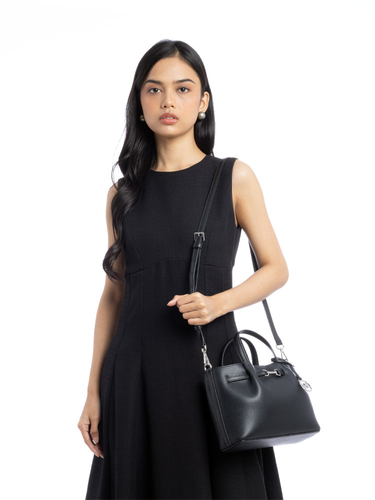 Carson Small Satchel Black