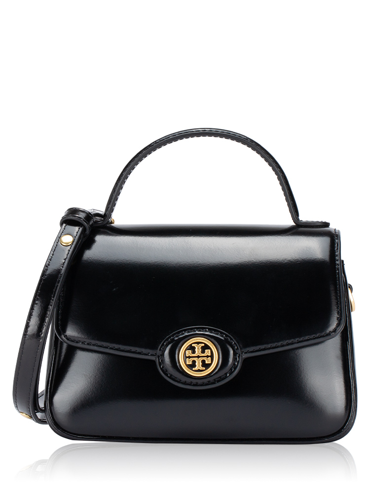 Robinson Spazzolato Small Top Handle Bag Black