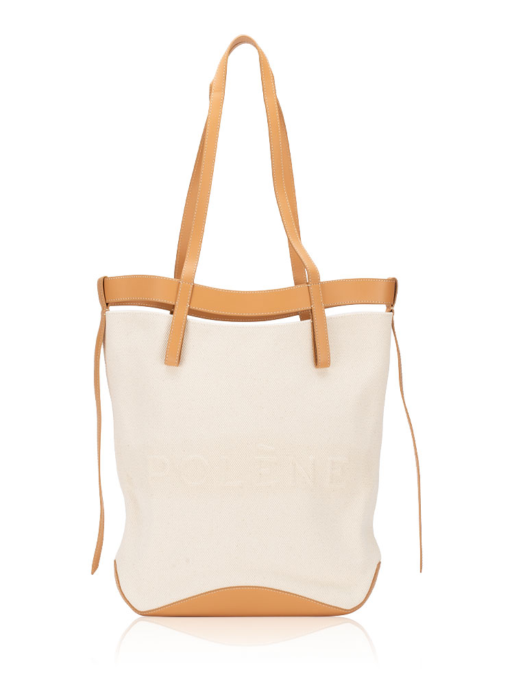 Canvas Ilo Tote With Pochette Tan Lisse