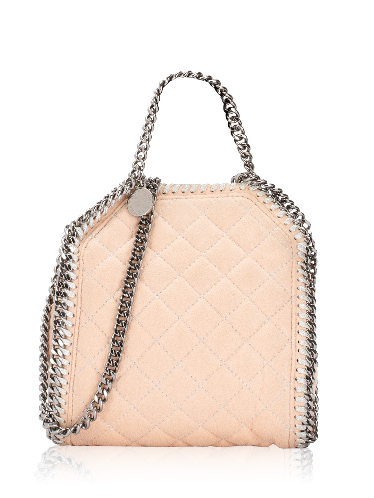 Shaggy Deer Quilted Tiny Falabella Light Pink