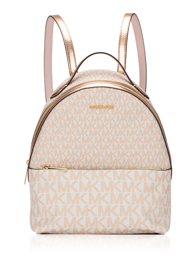 Signature Sheila Medium Backpack Rose Gold