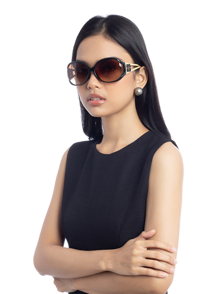 SGV 671G Sunglasses Black Beige