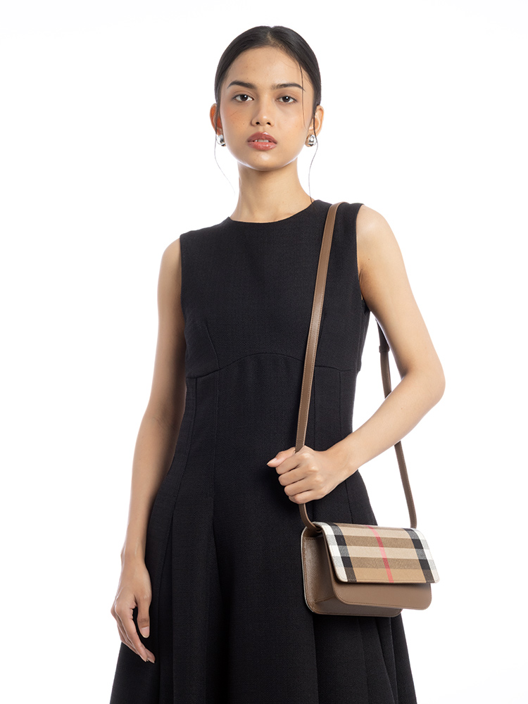 House Check Madison MX Crossbody Earth