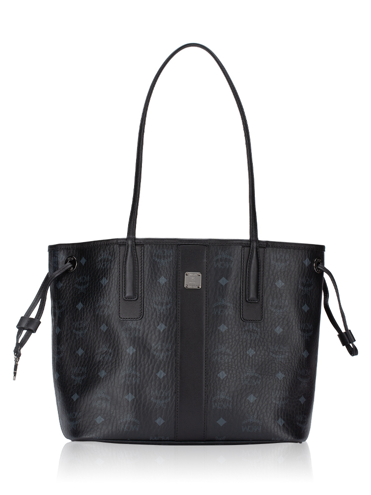 Visetos Liz Reversible Small Shopper Black